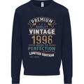 Premium Vintage 25th Birthday 1998 Mens Sweatshirt Jumper Navy Blue
