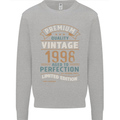 Premium Vintage 25th Birthday 1998 Mens Sweatshirt Jumper Sports Grey