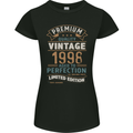 Premium Vintage 25th Birthday 1998 Womens Petite Cut T-Shirt Black