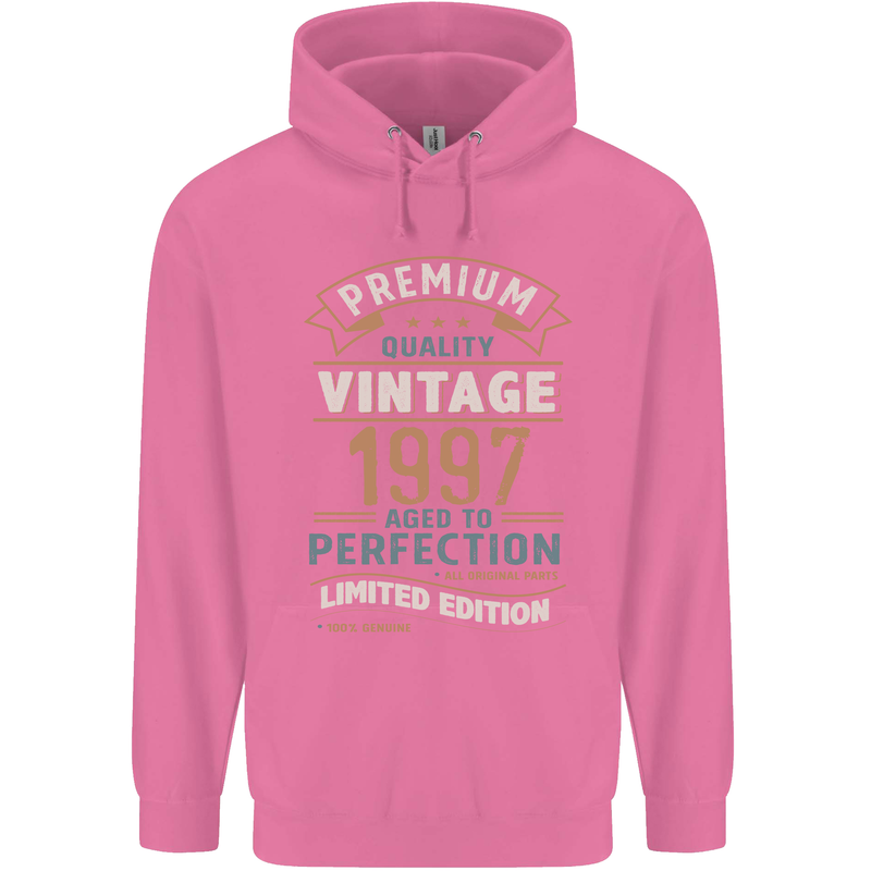 Premium Vintage 26th Birthday 1997 Mens 80% Cotton Hoodie Azelea