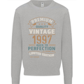 Premium Vintage 26th Birthday 1997 Mens Sweatshirt Jumper Sports Grey