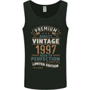 Premium Vintage 26th Birthday 1997 Mens Vest Tank Top Black