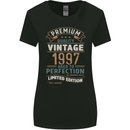 Premium Vintage 26th Birthday 1997 Womens Wider Cut T-Shirt Black