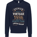 Premium Vintage 27th Birthday 1996 Mens Sweatshirt Jumper Navy Blue