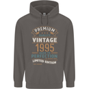 Premium Vintage 28th Birthday 1995 Mens 80% Cotton Hoodie Charcoal