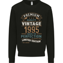 Premium Vintage 28th Birthday 1995 Mens Sweatshirt Jumper Black