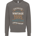 Premium Vintage 28th Birthday 1995 Mens Sweatshirt Jumper Charcoal