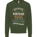 Premium Vintage 28th Birthday 1995 Mens Sweatshirt Jumper Forest Green