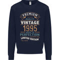 Premium Vintage 28th Birthday 1995 Mens Sweatshirt Jumper Navy Blue