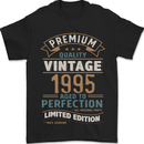 Premium Vintage 28th Birthday 1995 Mens T-Shirt 100% Cotton Black