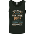 Premium Vintage 28th Birthday 1995 Mens Vest Tank Top Black