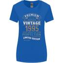 Premium Vintage 28th Birthday 1995 Womens Wider Cut T-Shirt Royal Blue