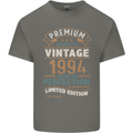Premium Vintage 29th Birthday 1994 Mens Cotton T-Shirt Tee Top Charcoal