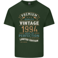 Premium Vintage 29th Birthday 1994 Mens Cotton T-Shirt Tee Top Forest Green