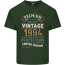 Premium Vintage 29th Birthday 1994 Mens Cotton T-Shirt Tee Top Forest Green