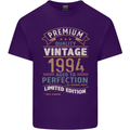Premium Vintage 29th Birthday 1994 Mens Cotton T-Shirt Tee Top Purple