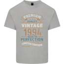 Premium Vintage 29th Birthday 1994 Mens Cotton T-Shirt Tee Top Sports Grey
