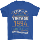 Premium Vintage 29th Birthday 1994 Mens T-Shirt 100% Cotton Royal Blue