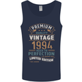 Premium Vintage 29th Birthday 1994 Mens Vest Tank Top Navy Blue
