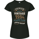 Premium Vintage 29th Birthday 1994 Womens Petite Cut T-Shirt Black