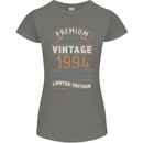 Premium Vintage 29th Birthday 1994 Womens Petite Cut T-Shirt Charcoal