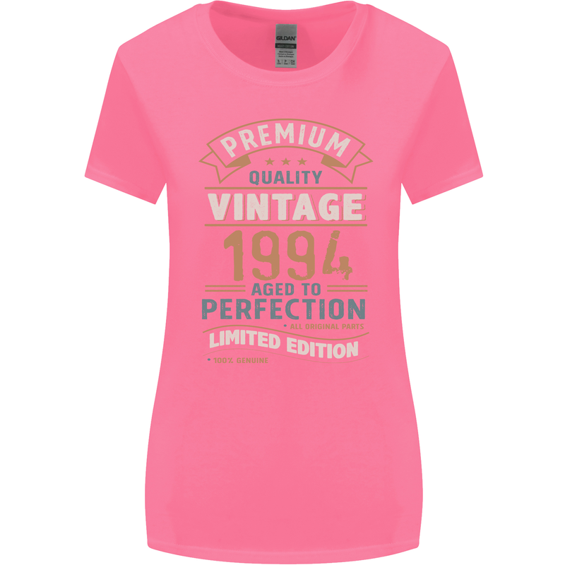 Premium Vintage 29th Birthday 1994 Womens Wider Cut T-Shirt Azalea