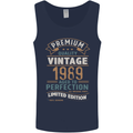 Premium Vintage 34th Birthday 1989 Mens Vest Tank Top Navy Blue
