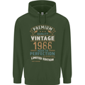 Premium Vintage 35th Birthday 1988 Mens 80% Cotton Hoodie Forest Green
