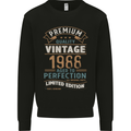 Premium Vintage 35th Birthday 1988 Mens Sweatshirt Jumper Black