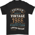 Premium Vintage 35th Birthday 1988 Mens T-Shirt 100% Cotton Black
