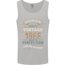 Premium Vintage 35th Birthday 1988 Mens Vest Tank Top Sports Grey