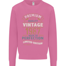 Premium Vintage 36th Birthday 1987 Mens Sweatshirt Jumper Azalea