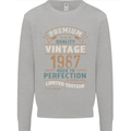 Premium Vintage 36th Birthday 1987 Mens Sweatshirt Jumper Sports Grey