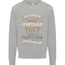Premium Vintage 36th Birthday 1987 Mens Sweatshirt Jumper Sports Grey