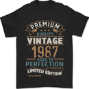 Premium Vintage 36th Birthday 1987 Mens T-Shirt 100% Cotton Black