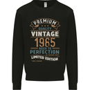 Premium Vintage 38th Birthday 1985 Mens Sweatshirt Jumper Black