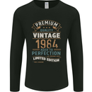 Premium Vintage 39th Birthday 1984 Mens Long Sleeve T-Shirt Black