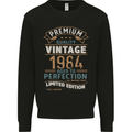 Premium Vintage 39th Birthday 1984 Mens Sweatshirt Jumper Black