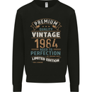 Premium Vintage 39th Birthday 1984 Mens Sweatshirt Jumper Black