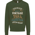 Premium Vintage 39th Birthday 1984 Mens Sweatshirt Jumper Forest Green