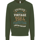 Premium Vintage 39th Birthday 1984 Mens Sweatshirt Jumper Forest Green