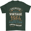 Premium Vintage 39th Birthday 1984 Mens T-Shirt 100% Cotton Forest Green
