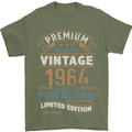 Premium Vintage 39th Birthday 1984 Mens T-Shirt 100% Cotton Military Green