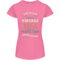 Premium Vintage 39th Birthday 1984 Womens Petite Cut T-Shirt Azalea
