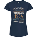 Premium Vintage 39th Birthday 1984 Womens Petite Cut T-Shirt Navy Blue