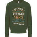 Premium Vintage 40th Birthday 1983 Mens Sweatshirt Jumper Forest Green