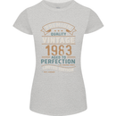 Premium Vintage 40th Birthday 1983 Womens Petite Cut T-Shirt Sports Grey