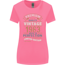 Premium Vintage 40th Birthday 1983 Womens Wider Cut T-Shirt Azalea