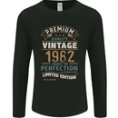 Premium Vintage 41st Birthday 1982 Mens Long Sleeve T-Shirt Black