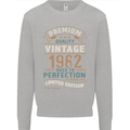 Premium Vintage 41st Birthday 1982 Mens Sweatshirt Jumper Sports Grey